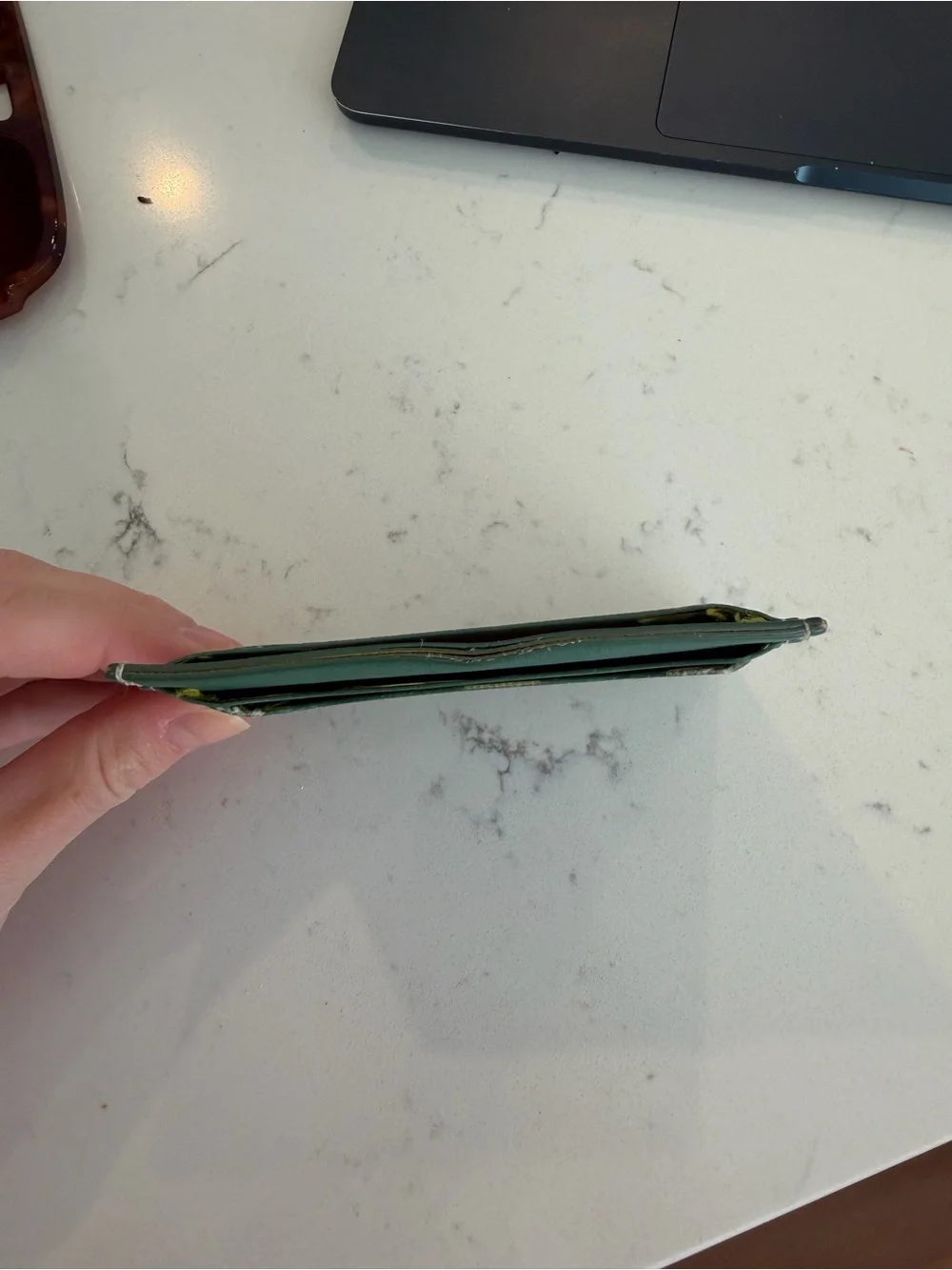 Dark Green Card Holder